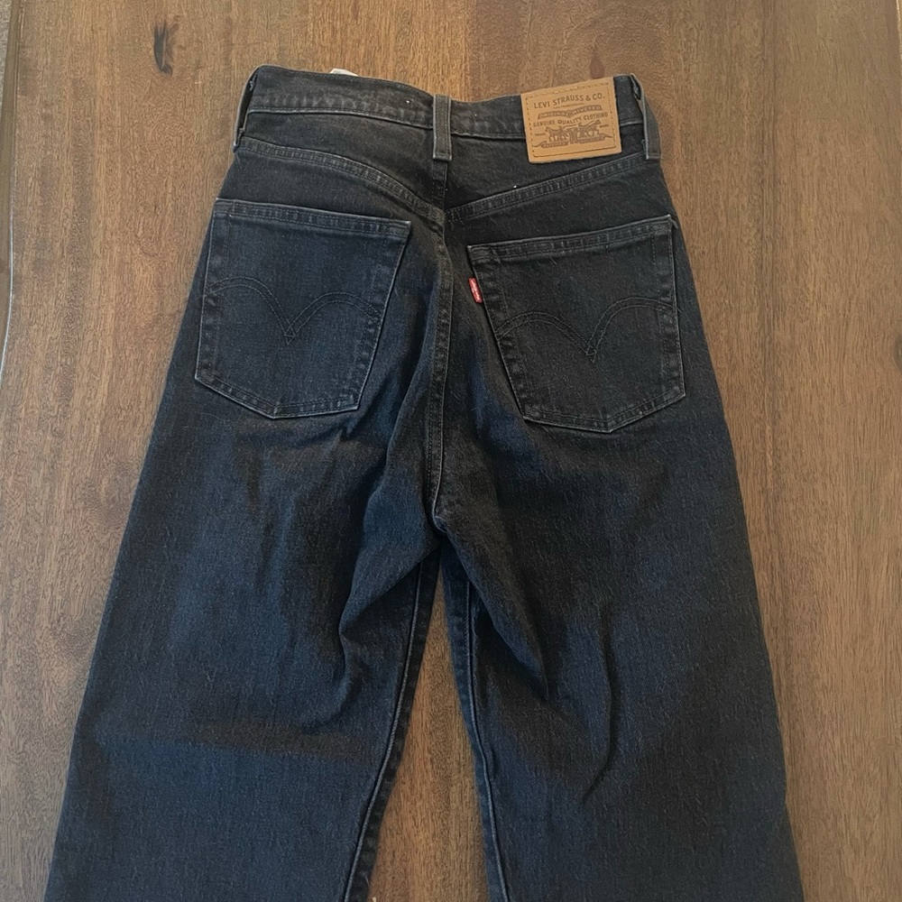 Levi ribcage straight jeans